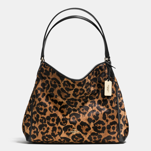 Edie Shoulder Bag In Wild Beast Print Haircalf | Women